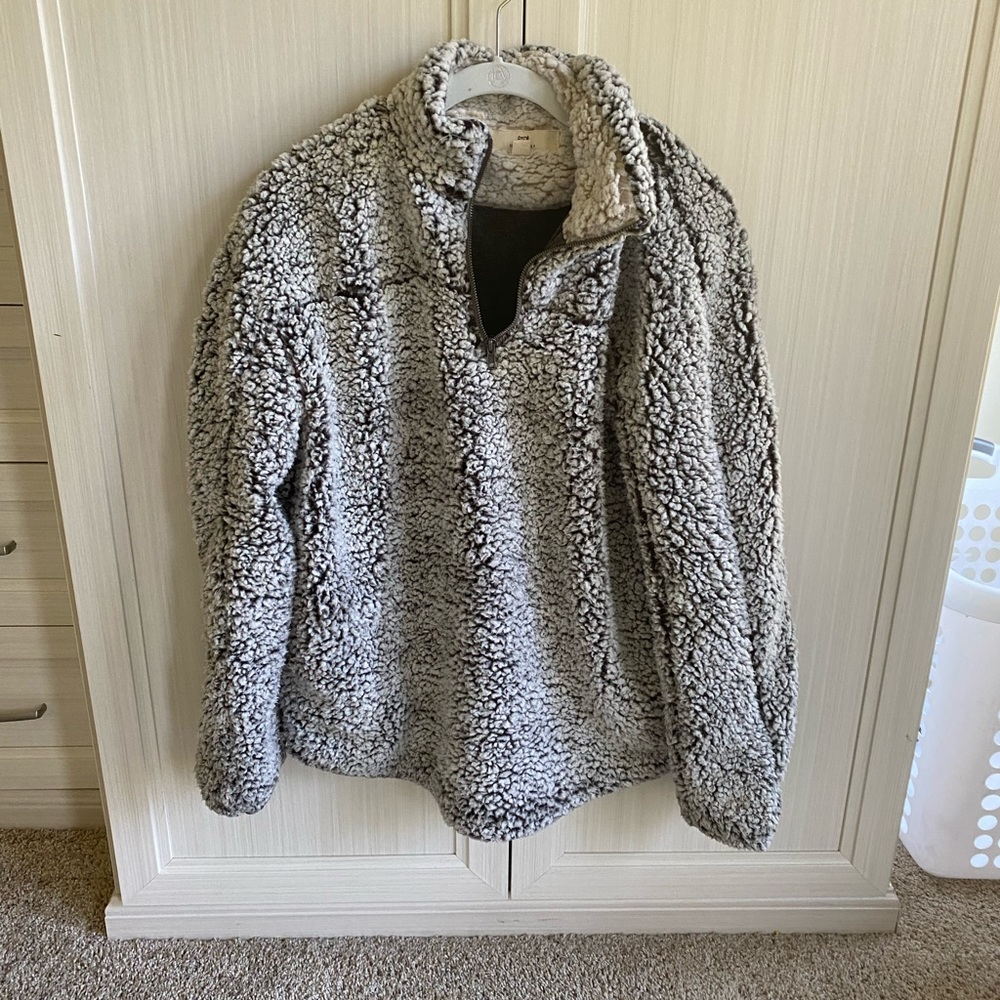 New Sherpa 3/4 Zip with pockets